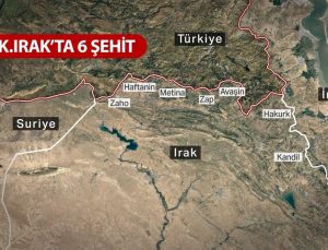 Son Dakika: Acı Haber Kuzey Irak’tan Geldi 6 askerimiz şehit oldu