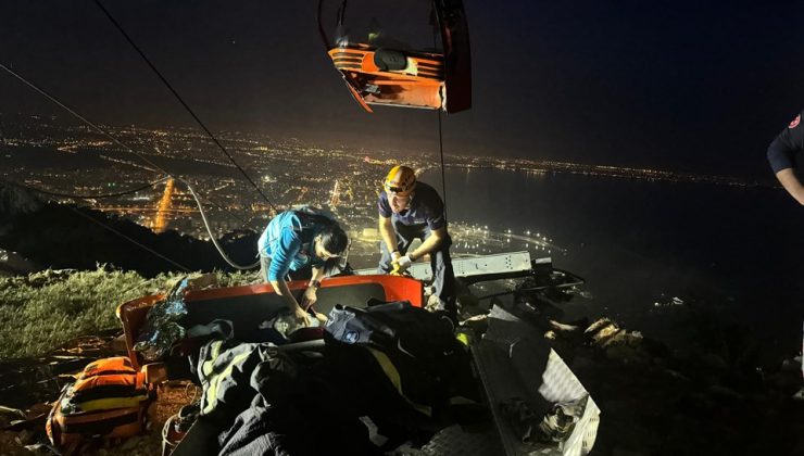 Antalya’da teleferik kazası: 1 ölü, 10 yaralı