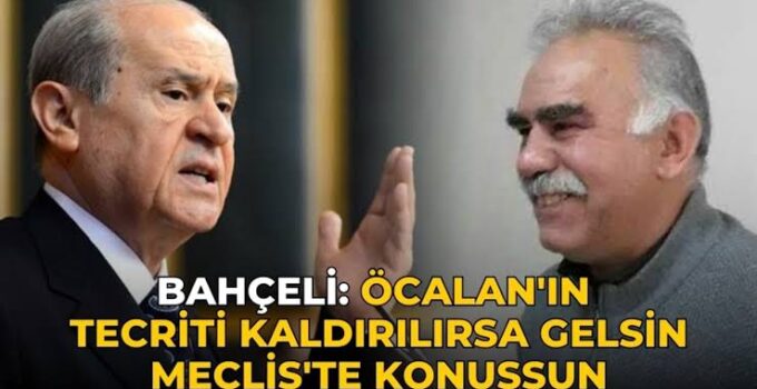 Bahçeli’nin Apo’ya ip attığı görüntüler sosyal medyada yeniden viral oldu. Bahçeli Apo’yu Meclis’e çağırdı