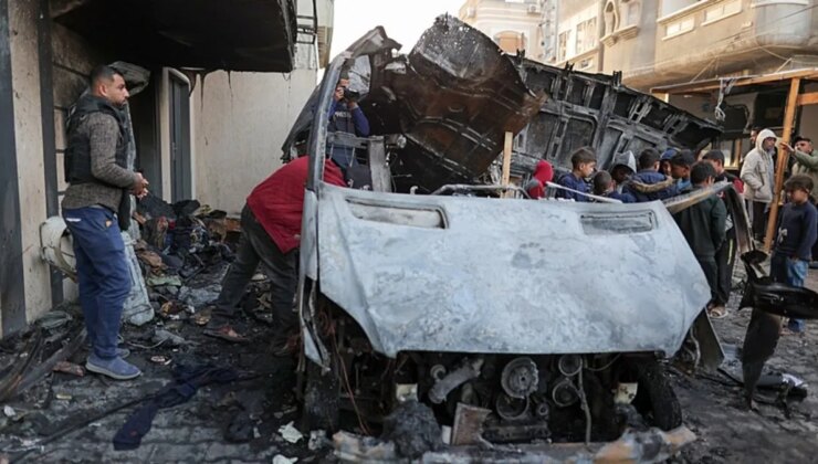 Gazze’de Medya Çalışanlarına Bombalı Saldırı