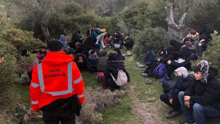 Çeşme ve Foça’da 53 Düzensiz Göçmen Kurtarıldı!