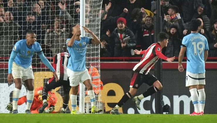 Manchester City, Brentford ile Beraberlikte Kaldı!