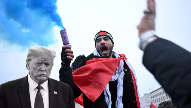 Brüksel’de Trump Karşıtı Büyük Protesto!